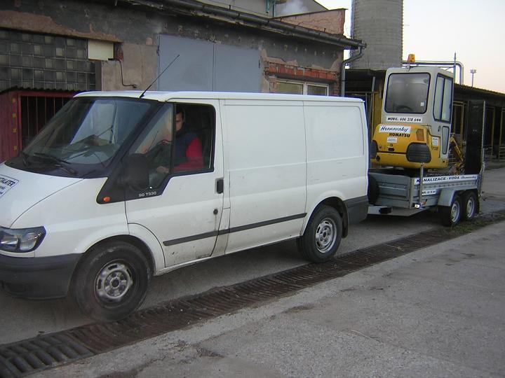 přeprava bagru